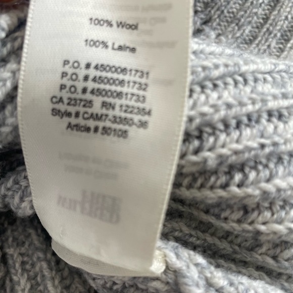 Aritzia Wilfred Free Lin Grey Turtleneck Sweater - Picture 6 of 7